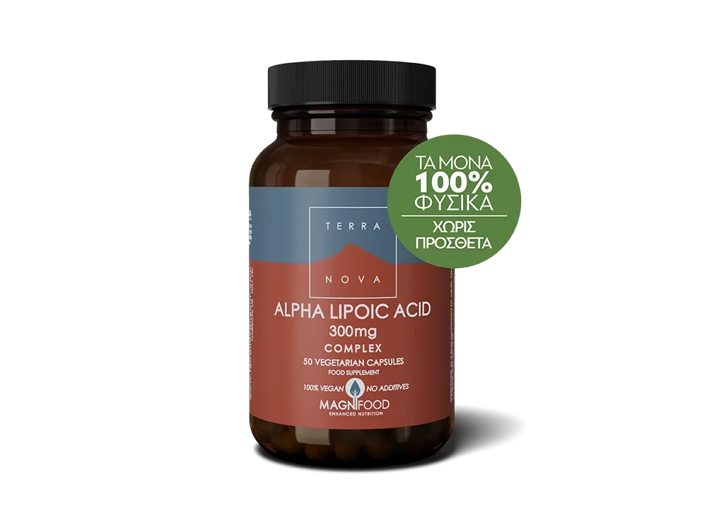 Terranova Alpha Lipoic Acid 300mg Complex, Α-λιποϊκό οξύ, 50caps