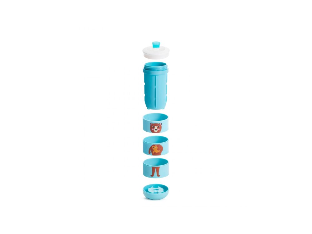 Munchkin Twisty Sippy Cup Animal Blue, Εκπαιδευτικό Παγούρι 18m+, 266ml