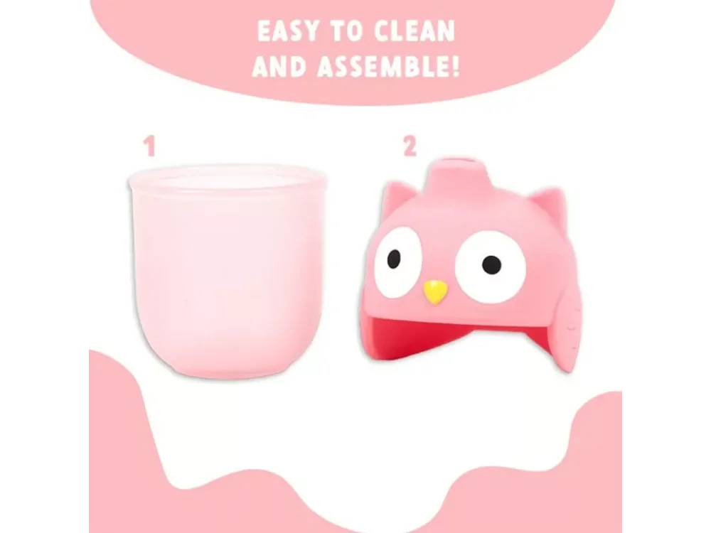 Munchkin Owl Soft-Touch Sippy Cup Owl Εκπαιδευτικό Κύπελο Σιλικόνης Κουκουβάγια, 230ml