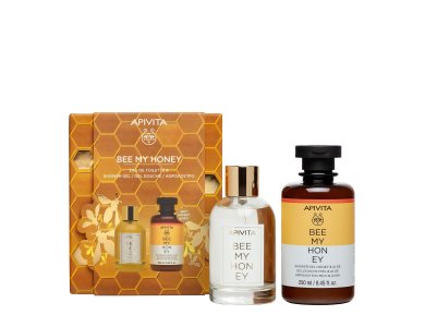 Apivita Bee My Honey Promo Eau De Toilette Unisex Άρωμα, 100ml & Δώρο Shower Gel Αφρόλουτρο Σώματος, 250ml, 1σετ