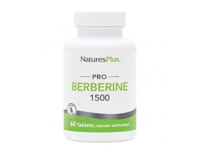 Nature's Plus Pro Berberine 1500, Συμπλήρωμα Διατροφής Για Τα Υγιή Επίπεδα Σακχάρου Στο Αίμα, 60tabs