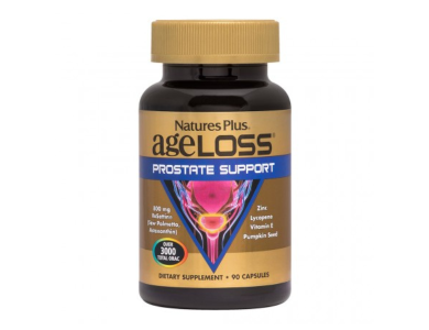 Nature's Plus AgeLoss Prostate Support, Φόρμουλα για την Υγεία του Προστάτη, 90caps