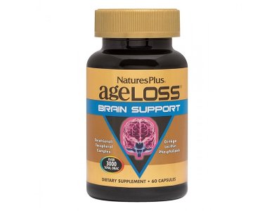 Nature's Plus AgeLoss Brain Support, Συμπλήρωμα για την Μνήμη, 60caps