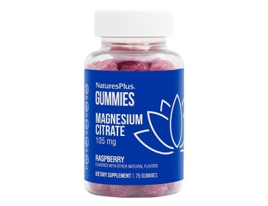 Nature's Plus Magnesium Citrate 105mg, Συμπλήρωμα Διατροφής Μαγνησίου, 75gummies