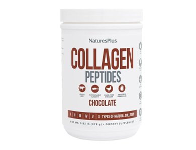 Nature's Plus Collagen Chocolate, Πεπτίδια Κολλαγόνου Σε Σκόνη με γεύση Σοκολάτα, 378g