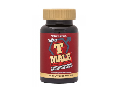 Nature's Plus Ultra T Male, Συμπλήρωμα Διατροφής Για Αύξηση της Τεστοστερόνης, 60tabs