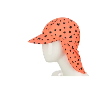 Slipstop Neon Stars UV Hat, Παιδικό Αντηλιακό Καπέλο με δείκτη προστασίας UPF50+