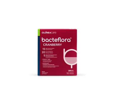 Olonea Bacteflora FEM Συνδυασμός Προβιοτικών & Πρεβιοτικού Cranberry Pacran, βιταμίνη D3 και ψευδάργυρο για Προφύλαξη από Ουρολοιμώξεις, 100caps