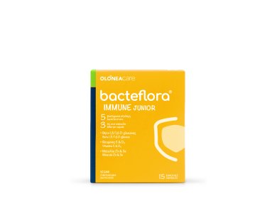 Olonea Bacteflora Junior Immune Συμπλήρωμα Διατροφής για Ενίσχυση του Ανοσοποιητικού, 15 micro caps