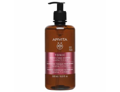 Apivita Eco Pack Women's Tonic Τονωτικό Σαμπουάν κατά της Τριχόπτωσης 500ml