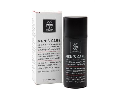 Apivita Men's Care Cream Gel με κέδρο & πρόπολη 50ml