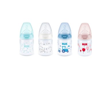 Nuk First Choice+ Πλαστικό Μπιμπερό PP, 0-6m, με Θηλή Σιλικόνης, 150ml