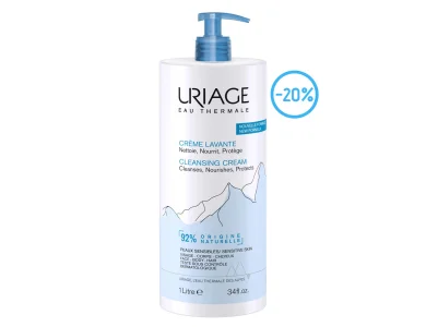 Uriage Eau Thermale Promo -20% Cleansing Cream Καθαριστική Κρέμα για Ευαίσθητο Δέρμα, 1lt