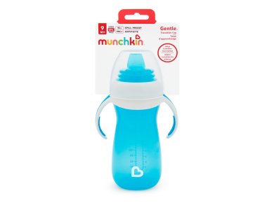 Munchkin Gentle Transition Cup, Κύπελλο Εκπαίδευσης Μπλε 9m+, 300ml