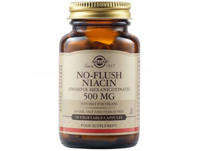 Solgar No Flush Niacin 500mg 50Vegs.Caps