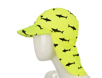 Slipstop Neon Sharks UV Hat, Παιδικό Αντηλιακό Καπέλο με δείκτη προστασίας UPF50+