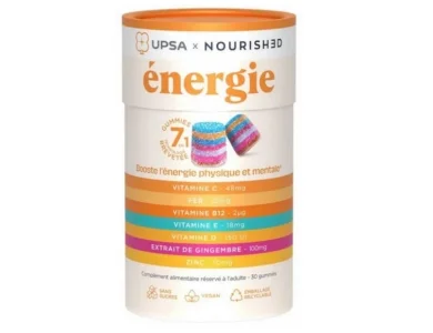 Upsa Nourished Energy Συμπλήρωμα Διατροφής για την Παραγωγή Ενέργειας 30 Ζελεδάκια