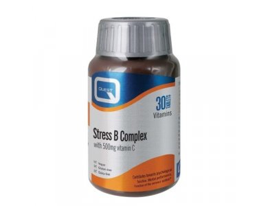 Quest Stress B Complex + 500mg C 30tabs