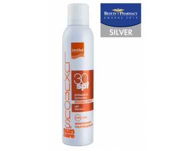 InterMed Luxurious Suncare Antioxidant Sunscreen Invisible Spray SPF30, Αντηλιακό Σπρέι Σώματος, 200ml