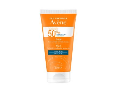 Avene Soins Solaires Fluide SPF50+ Αντηλιακή Κρέμα Προσώπου για Κανονική-Μικτή Επιδερμίδα, 50ml