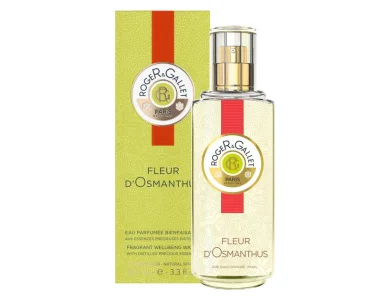 Roger & Gallet Fleur d'Osmanthus Fragrant Wellbeing Water, Γυναικείο Άρωμα με Νότες Βερίκοκου, Ξύσμα Λεμονιού & Γκρέιπφρουτ, 100ml