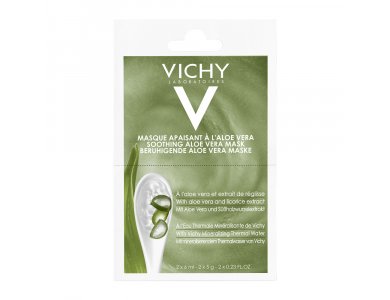 Vichy Soothing Aloe Vera Mask, Καταπραυντική Μάσκα Προσώπου 2x6ml