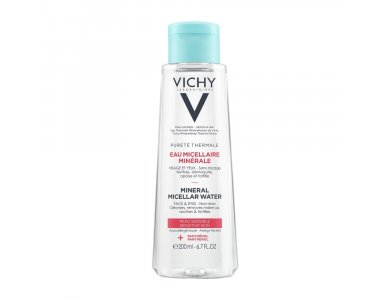 Vichy Purete Thermale Mineral Micellar Water, Μεταλλικά Στοιχεία για Πρόσωπο & Μάτια για Ευαίσθητες Επιδερμίδες 200ml