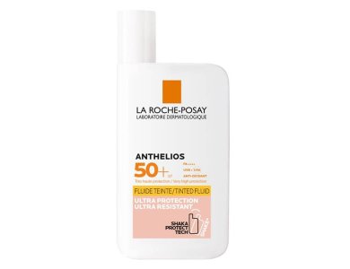 La Roche Posay Anthelios Shaka Fluid Tinted SPF50+ Αντιηλιακή Κρέμα Προσώπου με Χρώμα, 50ml