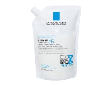 La Roche Posay Lipikar Syndet AP+ Refill, Κρεμώδες Αφρόλουτρο για το Ξηρό Δέρμα με Τάση Ατοπίας, 400ml