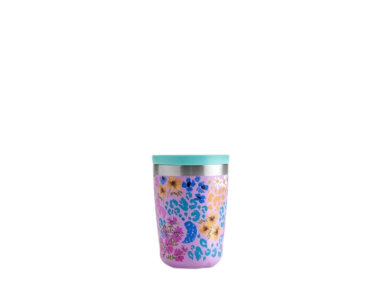 Chillys Ανοξείδωτο Ποτήρι Καφέ, Coffee Cup, Floral Leopard Blossom, 340ml