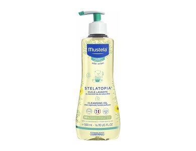 Mustela Bebe Stelatopia Cleansing Oil, Λάδι Καθαρισμού, 500ml