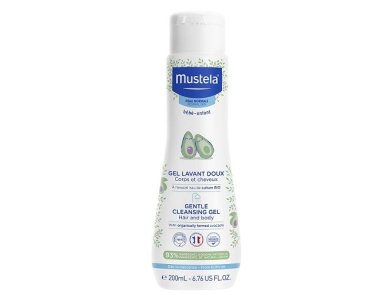 Mustela Gentle Cleansing Gel Lavant Doux Απαλό Τζελ Καθαρισμού για Μαλλιά & Σώμα 200ml