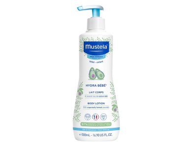 Mustela Hydra Bebe Body Lotion Βρεφική Ενυδατική Κρέμα Σώματος με Αβοκάντο Βιολογικής Καλλιέργειας, 500ml