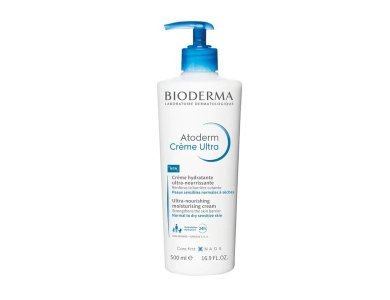 Bioderma Atoderm Creme Ultra Eνυδατική Κρέμα για Κανονικό-Ξηρό & Ευαίσθητο Δέρμα, 500ml