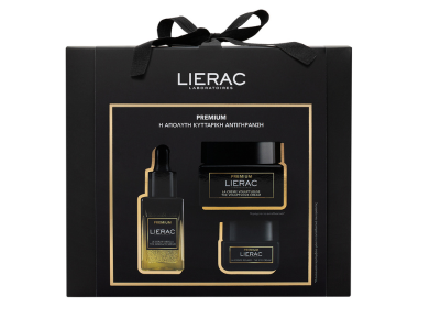 Lierac Εορταστικό Xmas Promo Set Premium The Absolute Serum Αντιγηραντικός Ορός Προσώπου, 30ml, Premium The Voluptuous Cream Refill Ανταλλακτικό Αντιγηραντικής Κρέμας Προσώπου, 50ml, & Premium The Eye Cream Αντιγηραντική Κρέμα Ματιών, 20ml