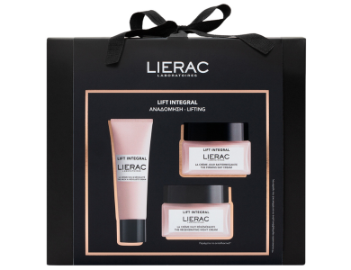 Lierac Xmas Promo Set Lift Integral The Regenerating Night Cream Αναδομητική Κρέμα Νύχτας, 50ml, The Firming Day Cream Refill Συσφιγκτική Κρέμα Ημέρας Ανταλλακτικό, 50ml, & The Neck & Decollette Cream Η Κρέμα για Λαιμό & Ντεκολτέ, 50ml, 1σετ