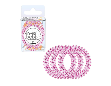 Invisibobble The Elegant Hair Ring Slim Time to Shine Λαστιχάκια Μαλλιών, 3τεμ