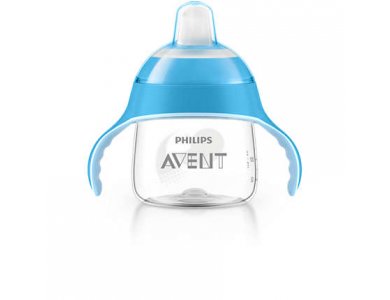 Philips Avent Κύπελλο Με Στόμιο 6m+ Μπλέ Χρώμα, SCF751/05, 200ml