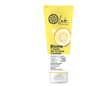 Natura Siberica Lab Biome C-Glow Gel To Foam Cleanser Αφρώδες Τζελ Καθαρισμού, 140ml