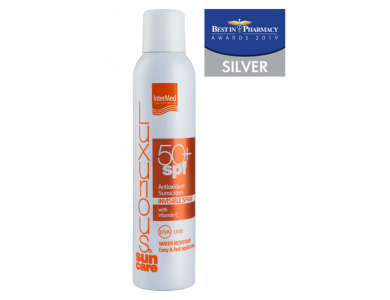 InterMed Luxurious Suncare Antioxidant Sunscreen Invisible Spray SPF50+, Αντηλιακό Σπρέι για το Σώμα, 200ml