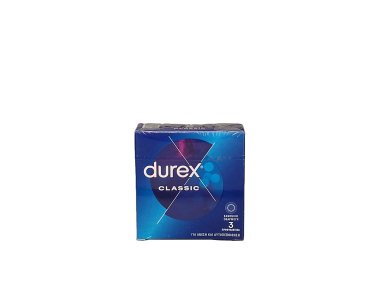 Durex Classic, Προφυλακτικά Ευκολοφόρετα με Ήπια Λίπανση, 3τμχ