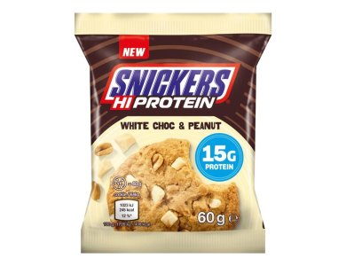 Grenade Snickers Μπισκότο Υψηλής Πρωτεΐνης White Chocolate & Peanut, 60gr