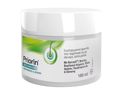 Priorin Hairmask Μάσκα για Ενίσχυση της Ανάπτυξης & της Λάμψης των Μαλλιών, 180ml