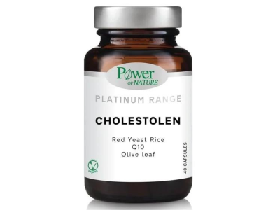 Power Health Platinum Range Cholestolen, Μοναδική Φόρμουλα για τη Μείωση & Διατήρηση της Χοληστερίνης, 40 caps