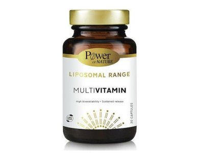 Power Health Liposomal Range Multivitamin Συμπλήρωμα Διατροφής για την Ενδυνάμωση του Οργανισμού & Παραγωγή Ενέργειας, 30s caps