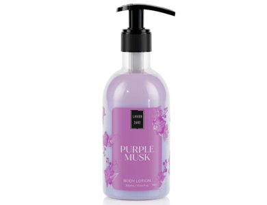 Lavish Care Body Lotion Purple Musk, Ενυδατικό Γαλάκτωμα Σώματος, 300ml