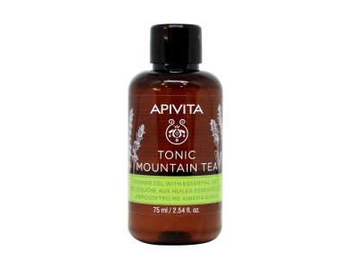 Apivita Mini Tonic Mountain Tea Αφρόλουτρο, 75ml