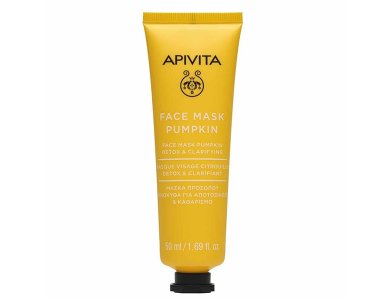 Apivita Face Mask Pumpkin Μάσκα Προσώπου με Κολοκύθα για Αποτοξίνωση, 50ml