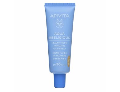 Apivita Aqua Beelicious, Λεπτόρρευστη Ενυδατική Κρέμα Προσώπου Ημέρας με Χρώμα SPF30, 40ml