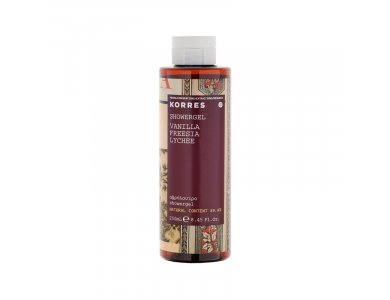 Korres Vanilla Freesia Lychee ,Αρωματικό Αφρόλουτρο Με Ενυδατικούς Παράγοντες, 250ml